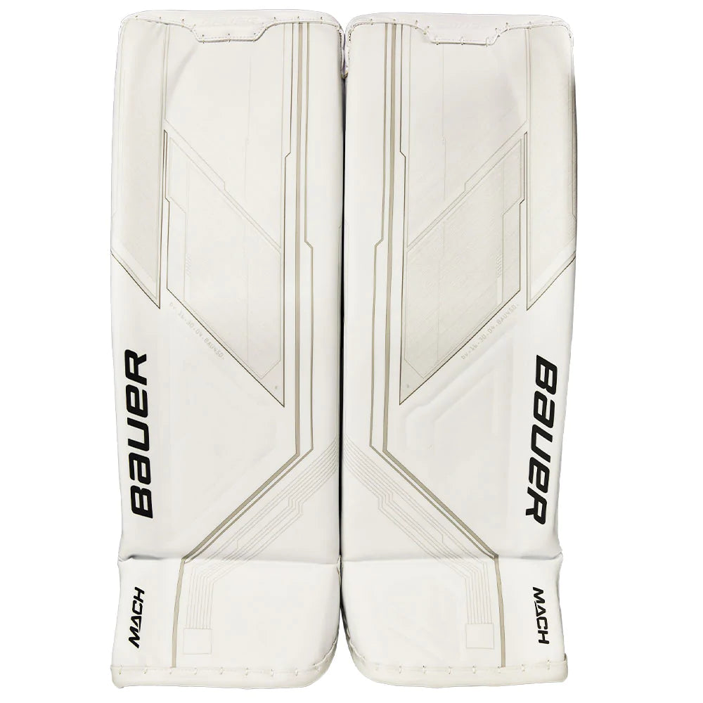 Bauer Supreme Mach Senior Goalie Pads - White