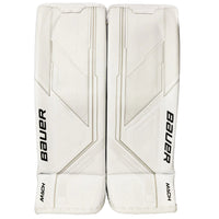 Thumbnail for Bauer Supreme Mach Senior Goalie Pads - White