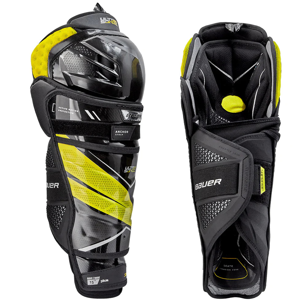 Bauer Supreme Ultra Sonic Intermediate Hockey Shin Pads