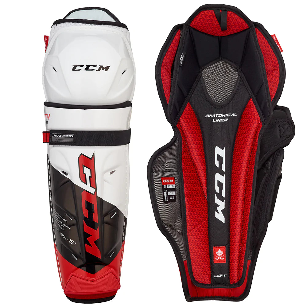 Ccm Jetspeed Ft4 Pro Senior Hockey Shin Pads