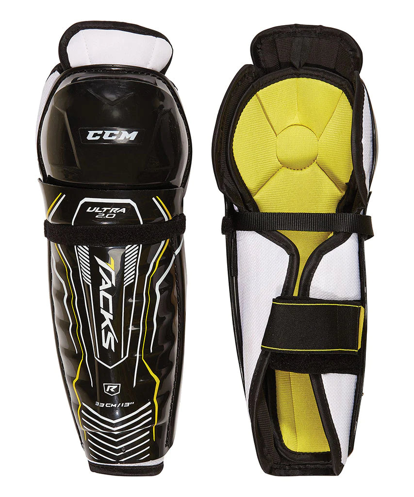 Ccm Ultra Tacks 2.0 Youth Hockey Shin Pads